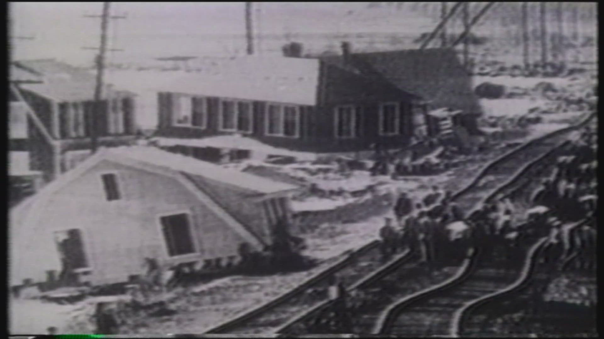 It was a category four storm when it hit the coast in 1954.