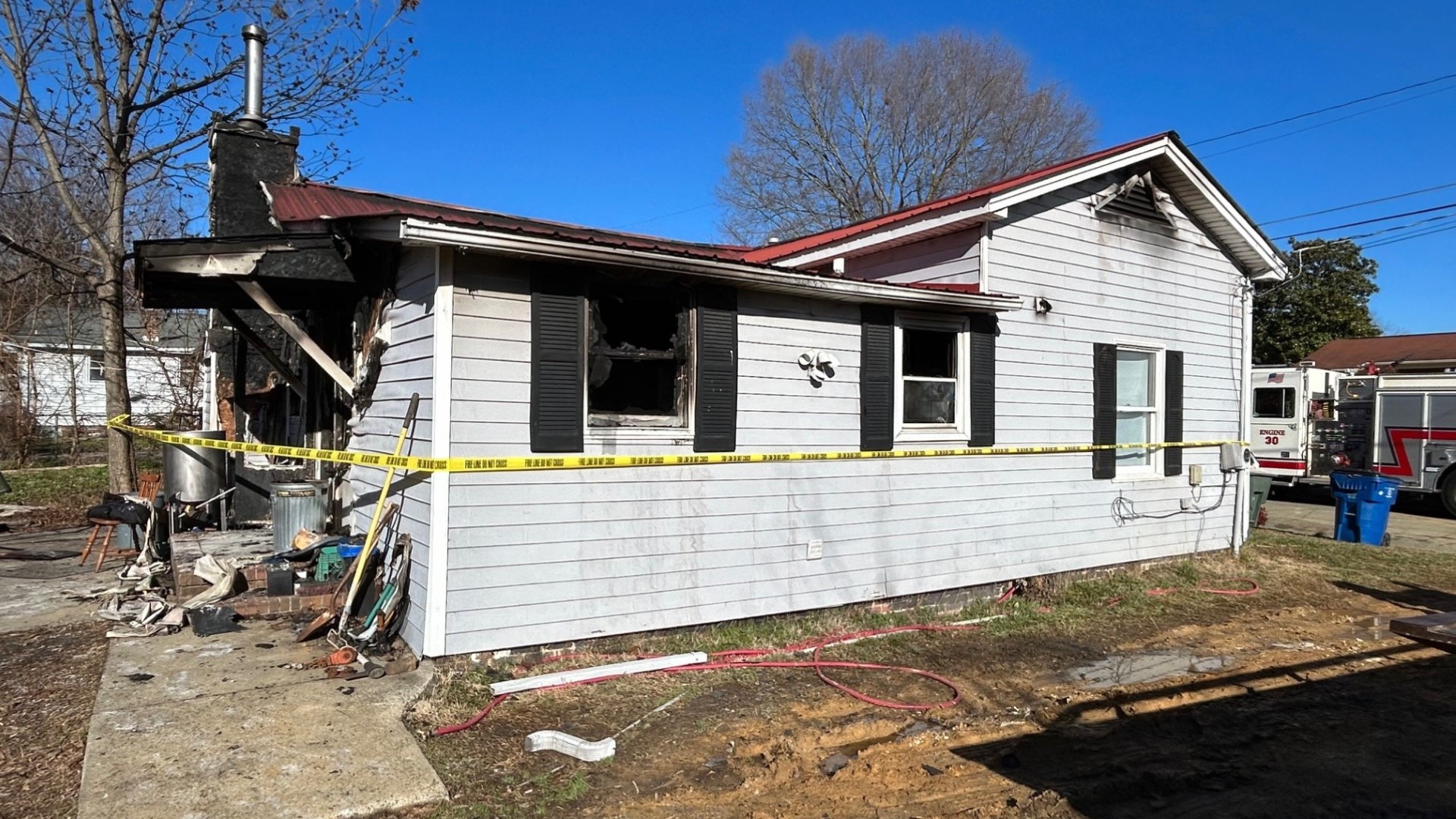 Space heater fire destroys Graham home