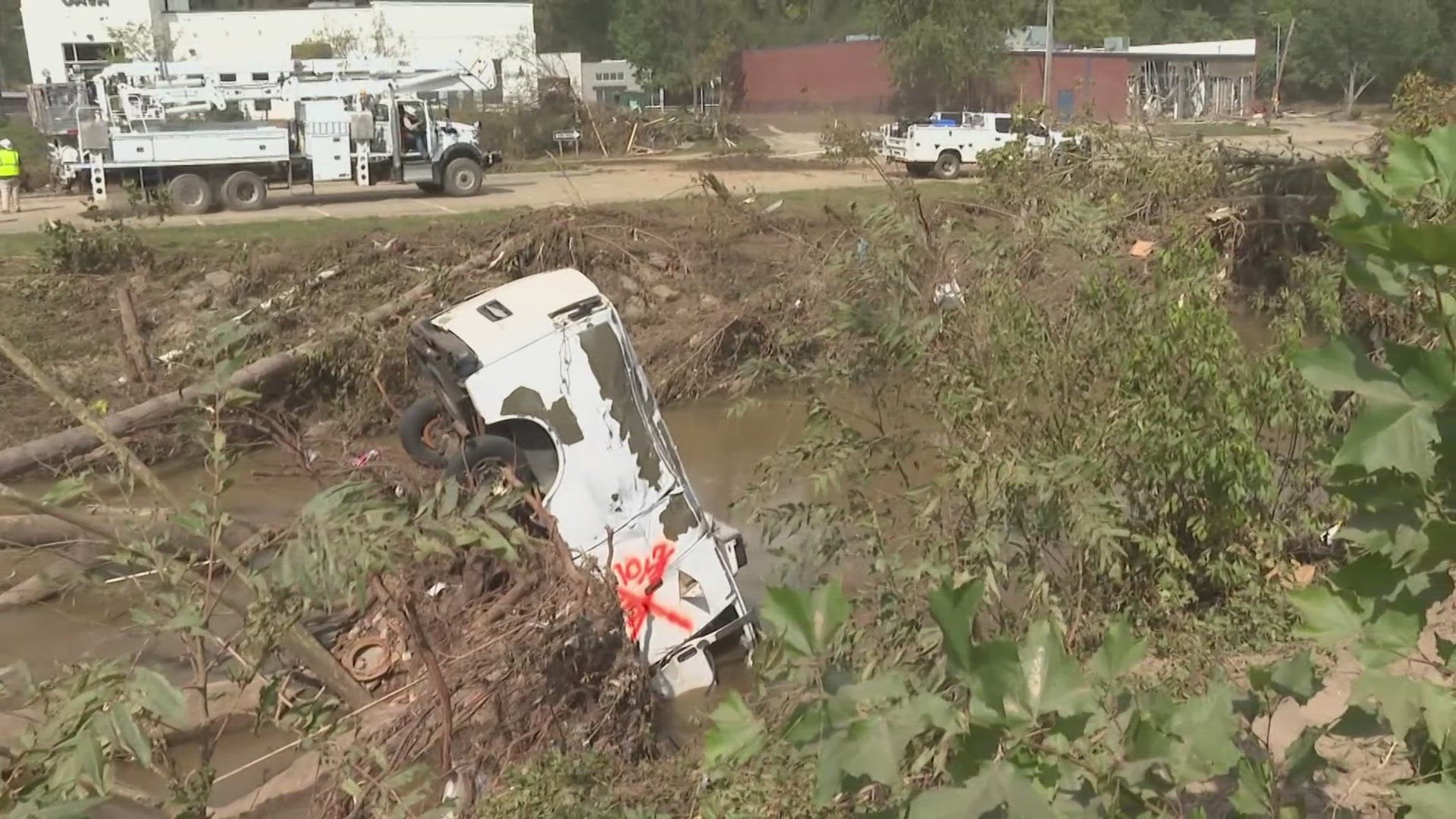 One week ago, this town was underwater. Now, it's looking ahead to the long road to recovery.