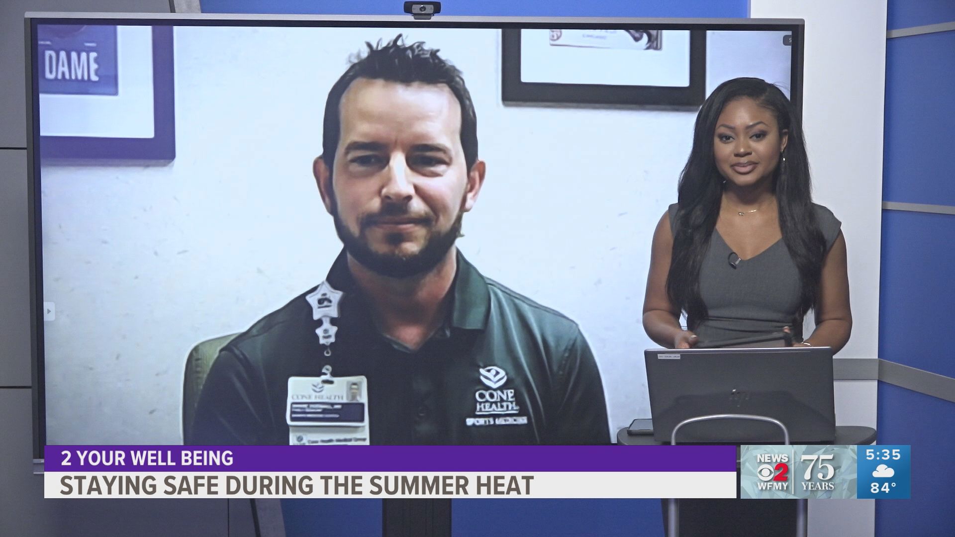 A local doctor shares ways to keep cool while still staying active in the summer heat.