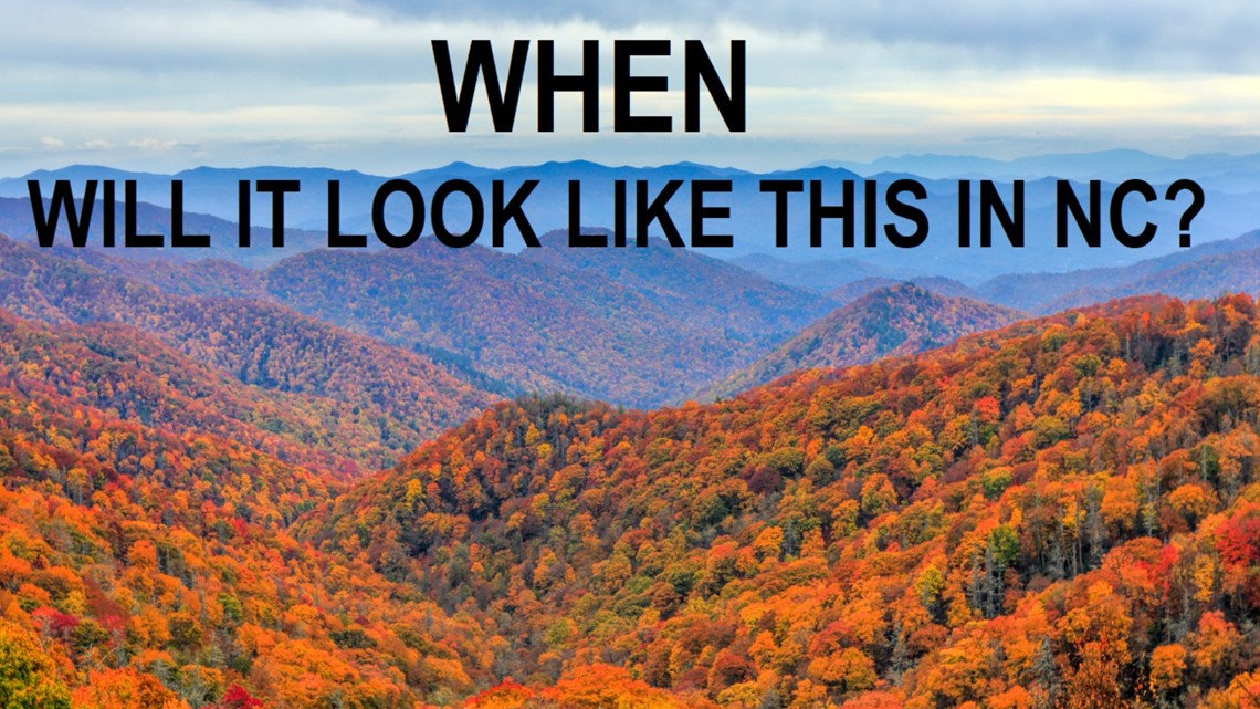 Fall Forecast for peak colors in North Carolina