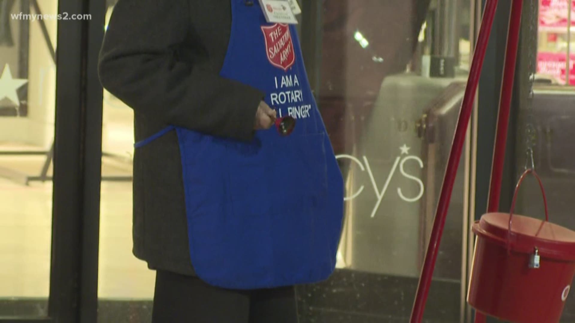 A shortage of volunteers could cause the Salvation Army to come up short by tens of thousands of dollars.