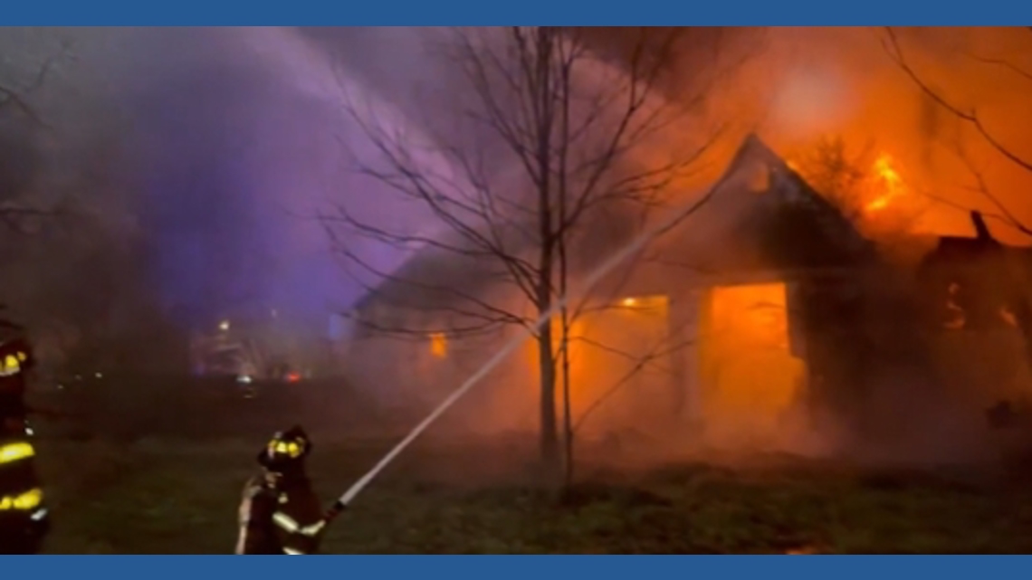 Firefighters battling Winston-Salem house fire