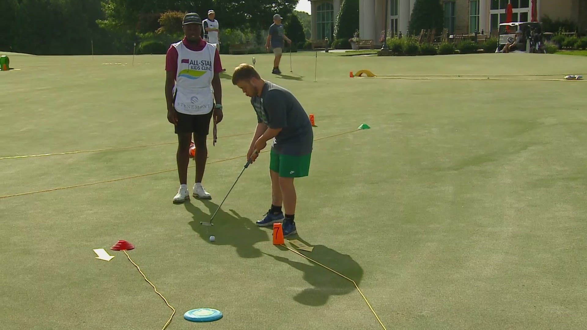 The event gives special needs kids the chance to learn golf.