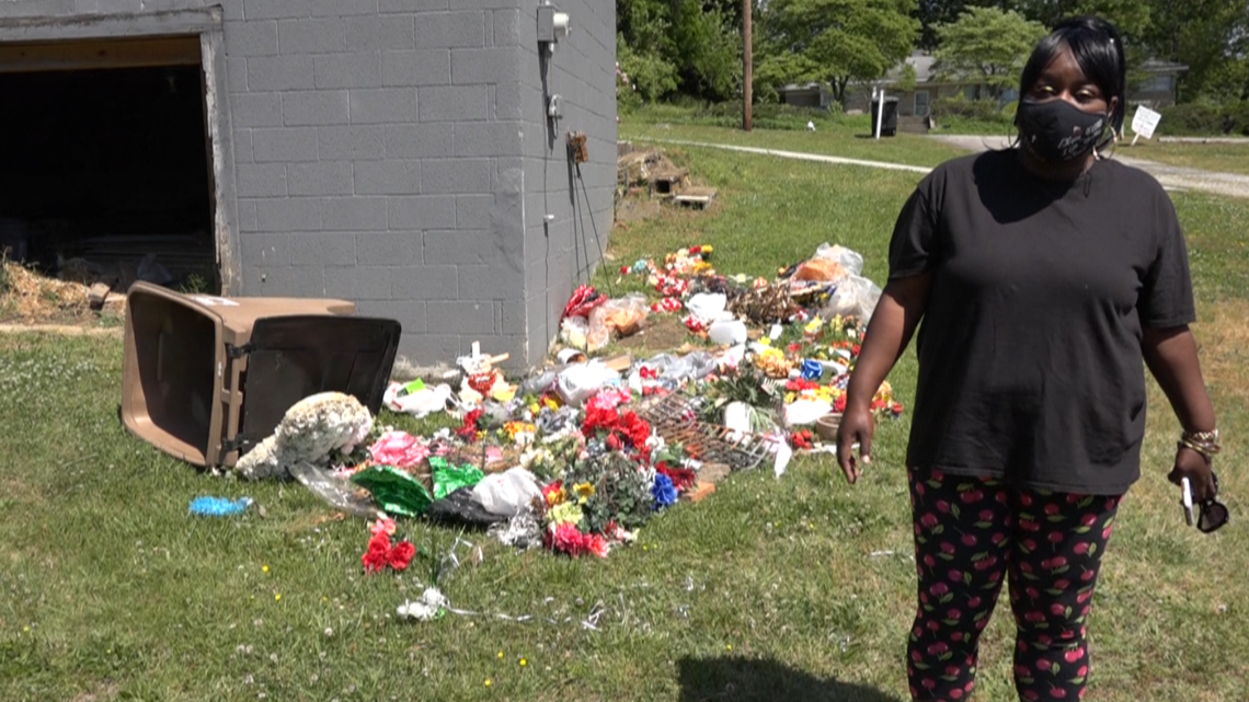 Greensboro mom finds son's grave decorations in cemetery trash