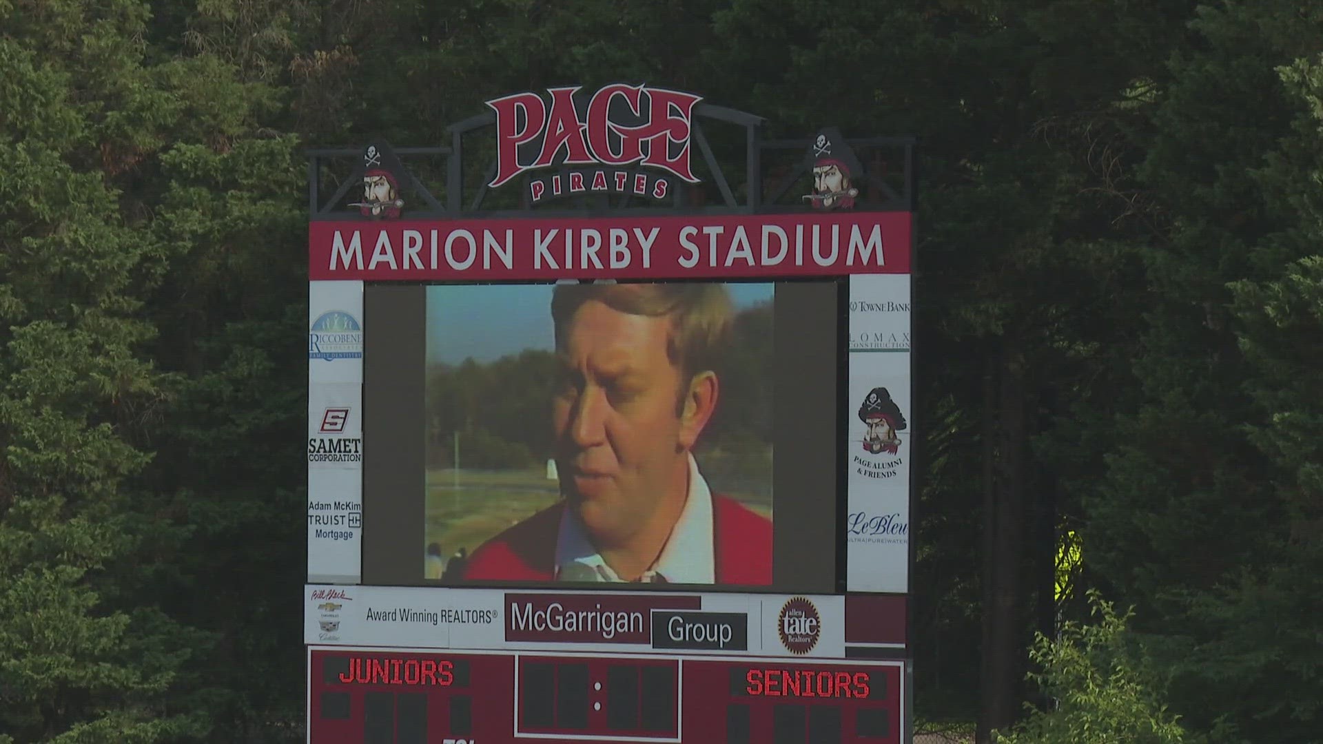 Marion Wesley Kirby started coaching at Page High School in 1973.