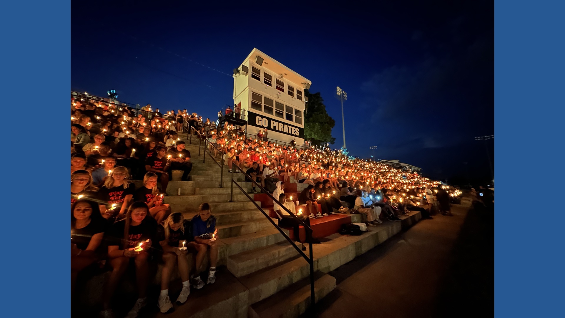 Coverage image for: 'Just tell them you love them' | Greensboro community mourns 15 year old Page football player in emotional candlelight vigil