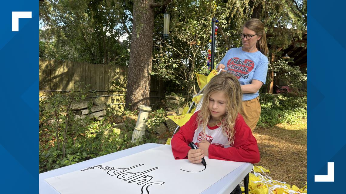Parents defend teacher protest in Raleigh, saying the goal is simple: fair pay, fully funded schools and better resou...