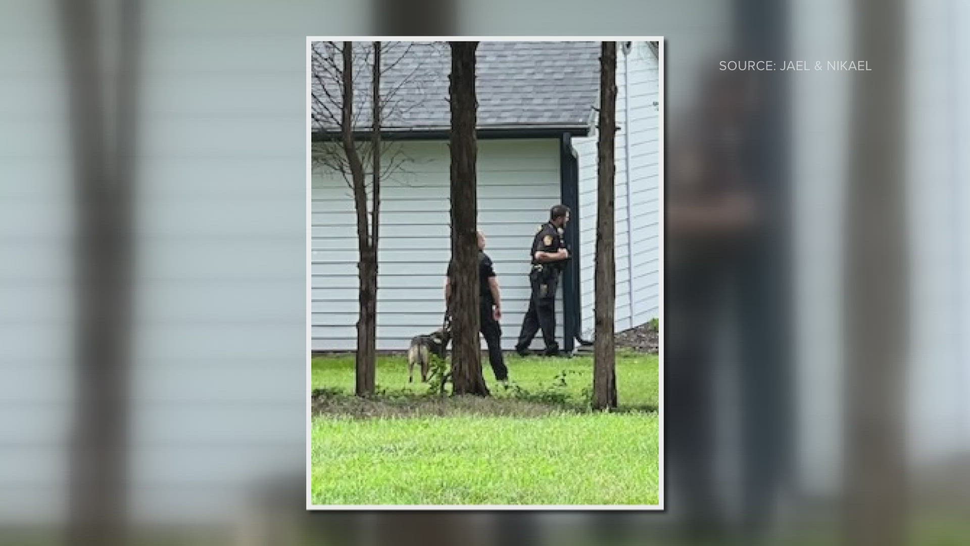 Police say a man with multiple guns barricaded himself inside an apartment complex for about two hours.