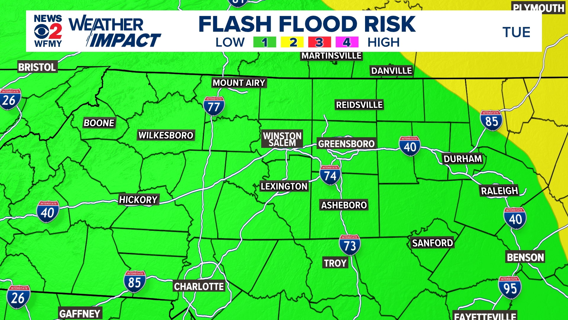 Stay weather aware amid heavy rain in Carolinas | wfmynews2.com