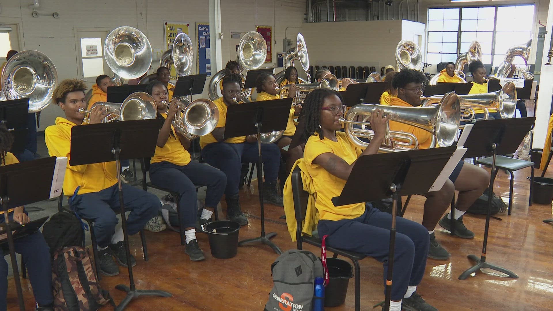 NC A&T's Blue and Gold Marching Machine will be headed to California to perform in the 2024 Rose Bowl parade in January.