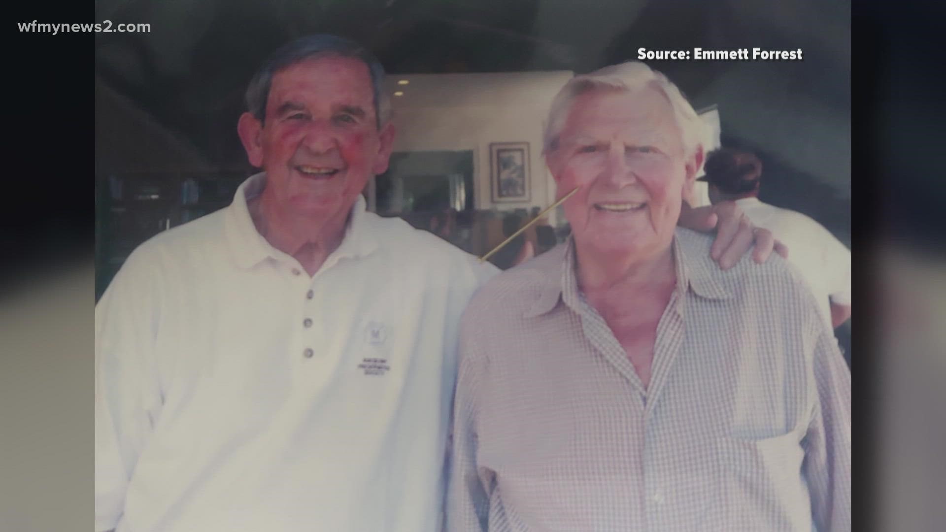 Emmett Forest had a special bond with Mount Airy’s beloved Andy Griffith. Emmett’s daughter, Terri Champney, shares her favorite memory of that friendship.