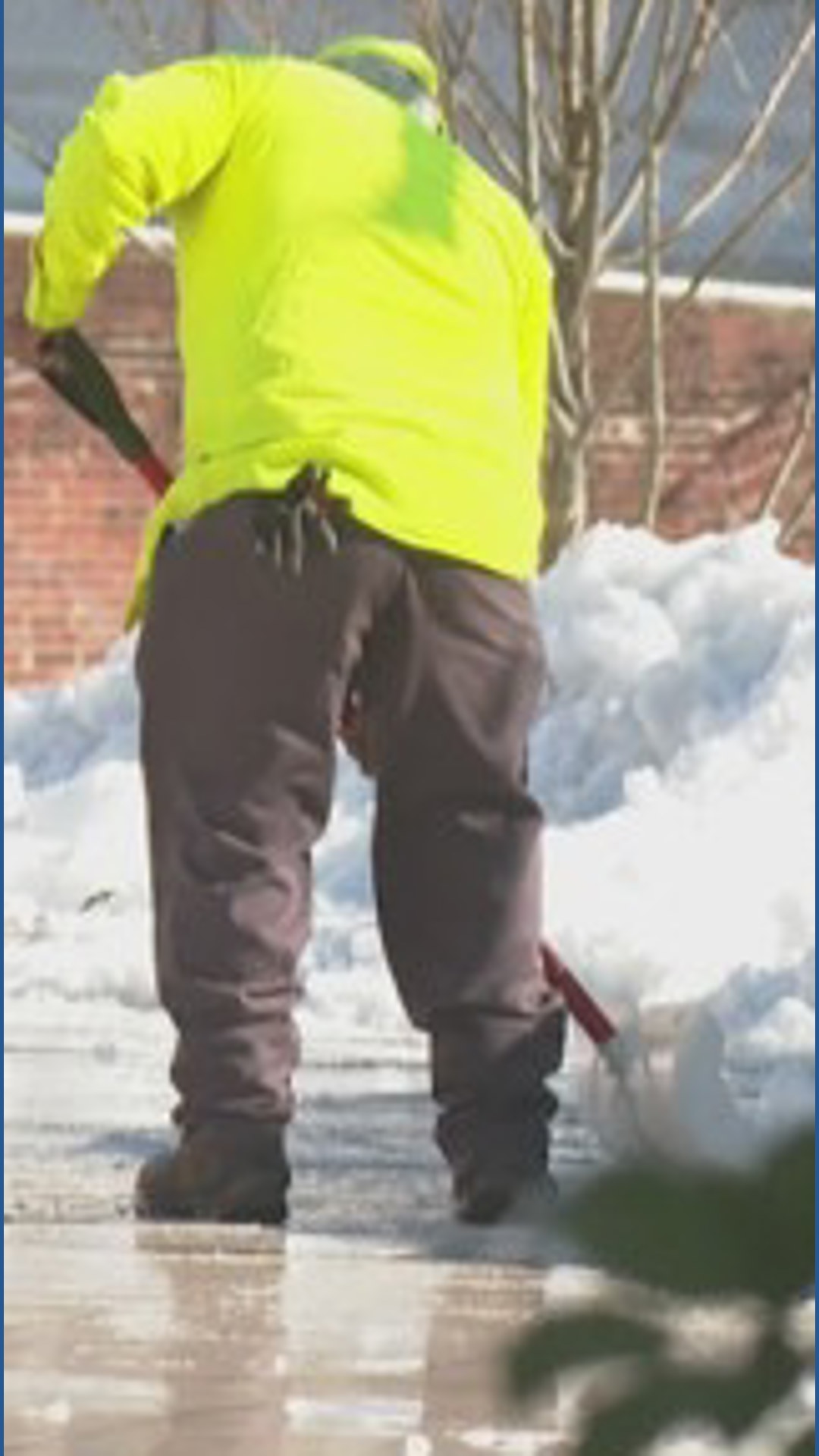 Forsyth County crews work to clear roads before refreezing | wfmynews2.com