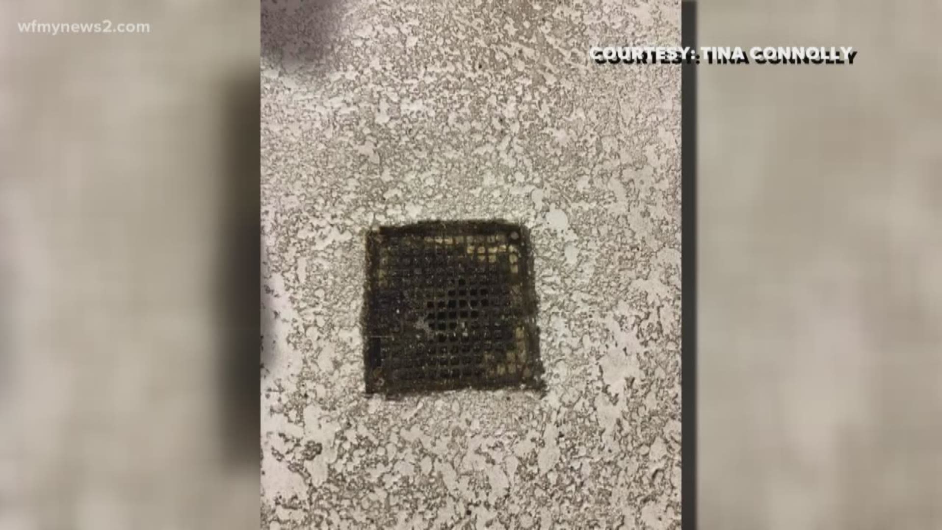 A mom says the floors in Smith High School's practice pool facility are dirty. She says there are clogged drains and there's rust everywhere.