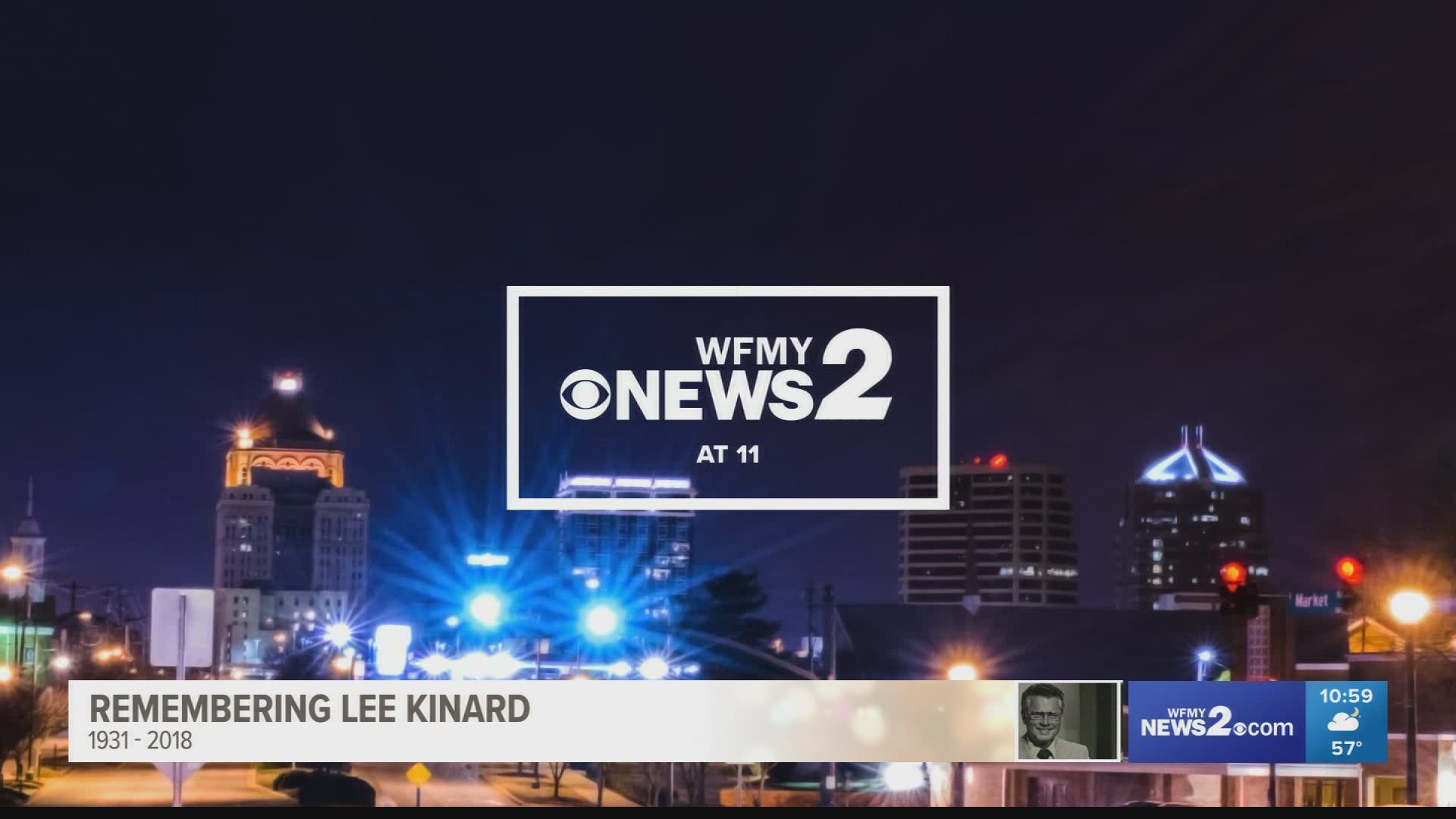 WFMY News 2, our long-time family member Lee Kinard has died. Lee Kinard started working at WFMY News 2 on April 16, 1956
