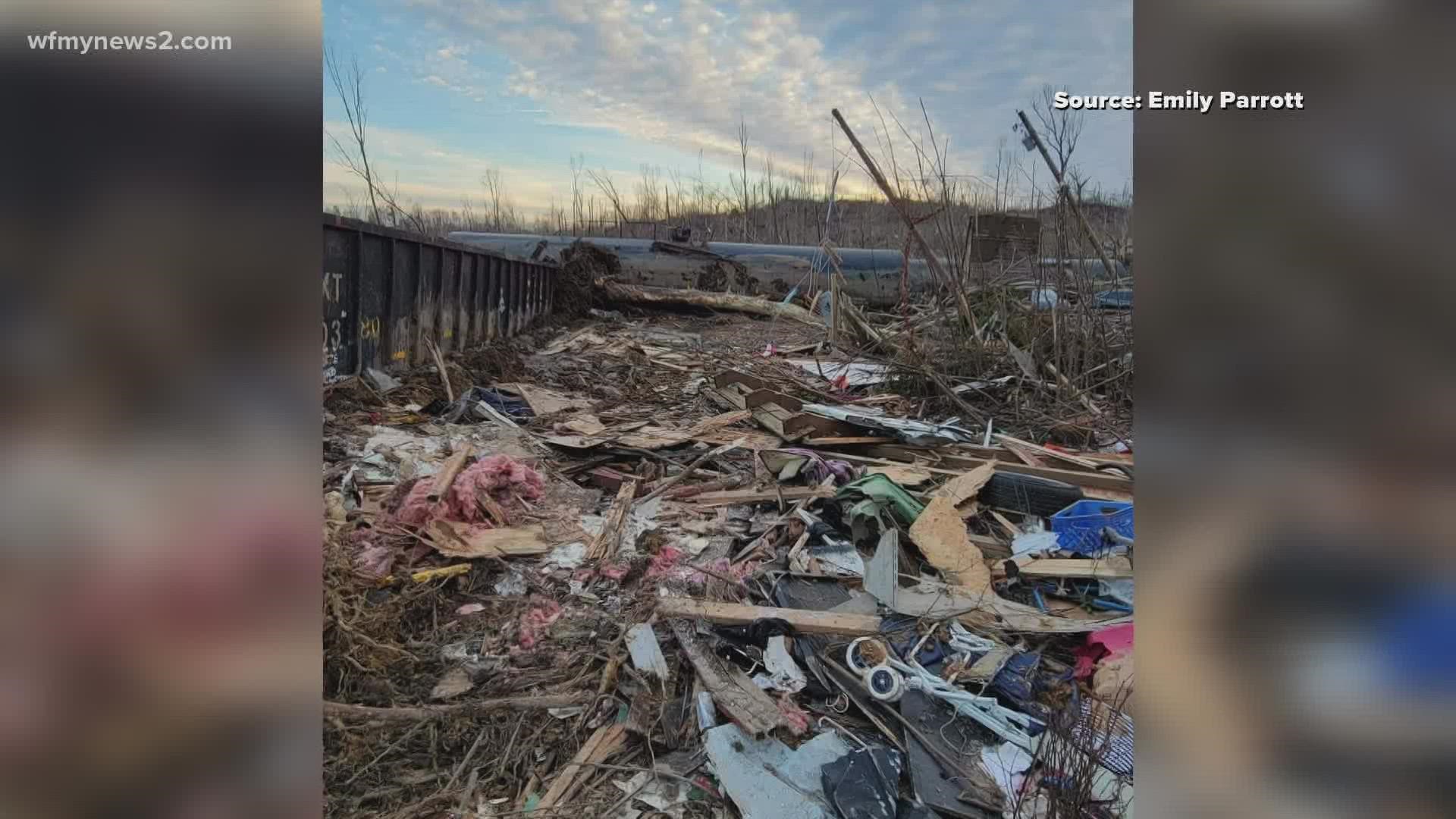 Tornadoes that touched down hundreds of miles away impacted people nationwide and in the Piedmont Triad.