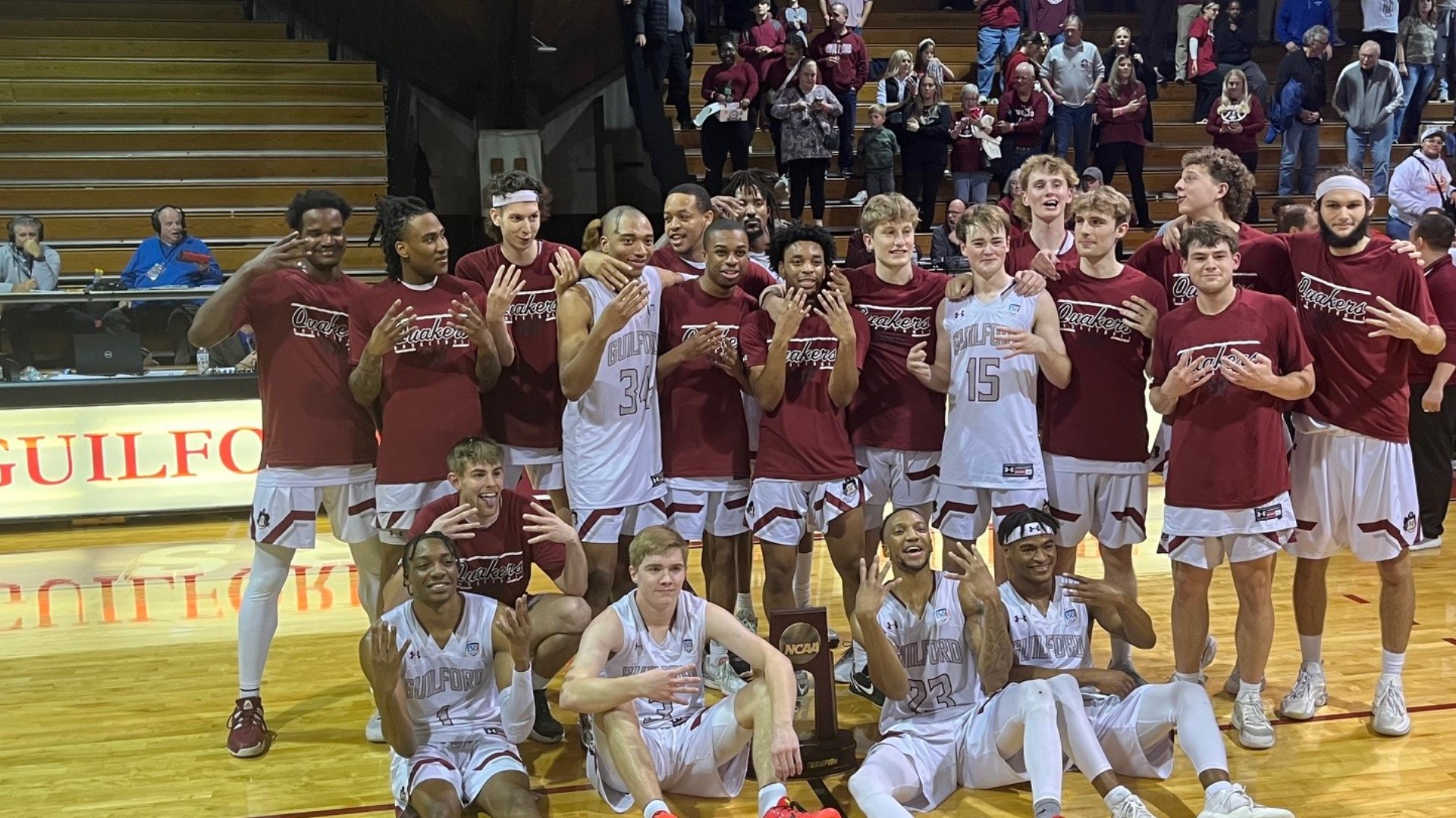 Guilford College is going to the Final Four for Division 3.