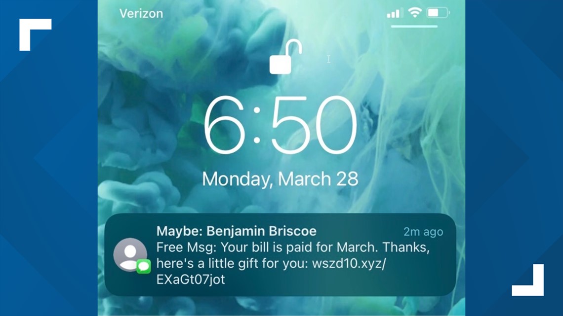 Verizon Customers Get Text Messages From Themselves Wfmynews2 Com