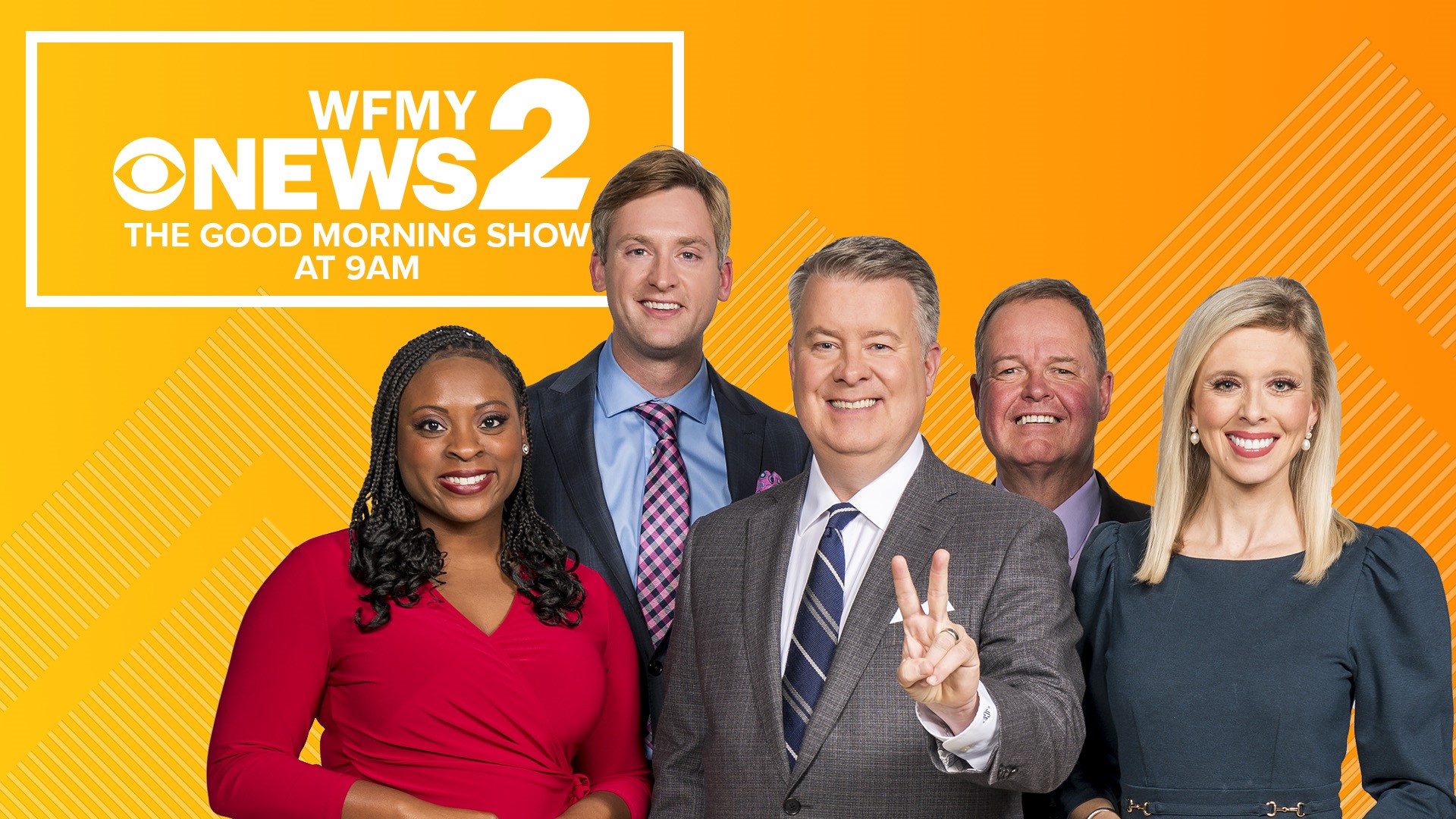 Join us on the Good Morning Show at 9 a.m. for the latest headlines and weather!