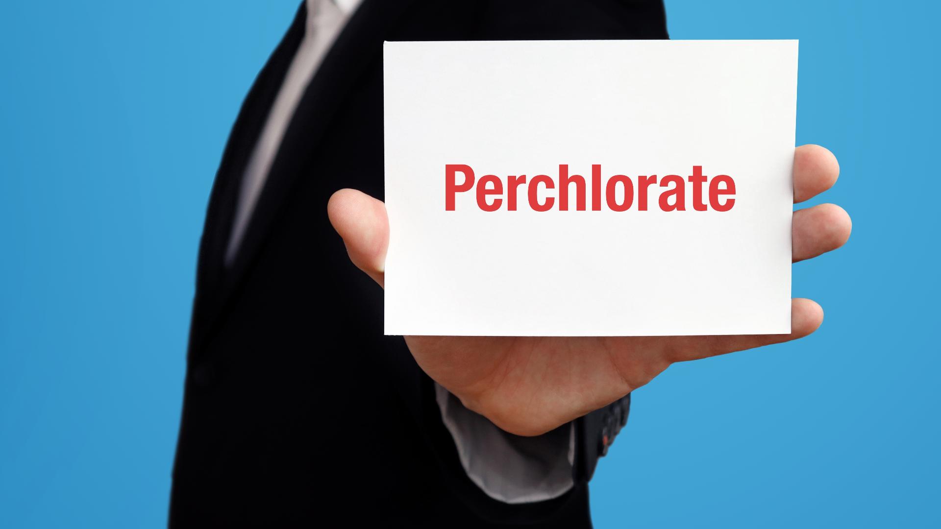 A court order is proposing limits to perchlorate in drinking water next year.