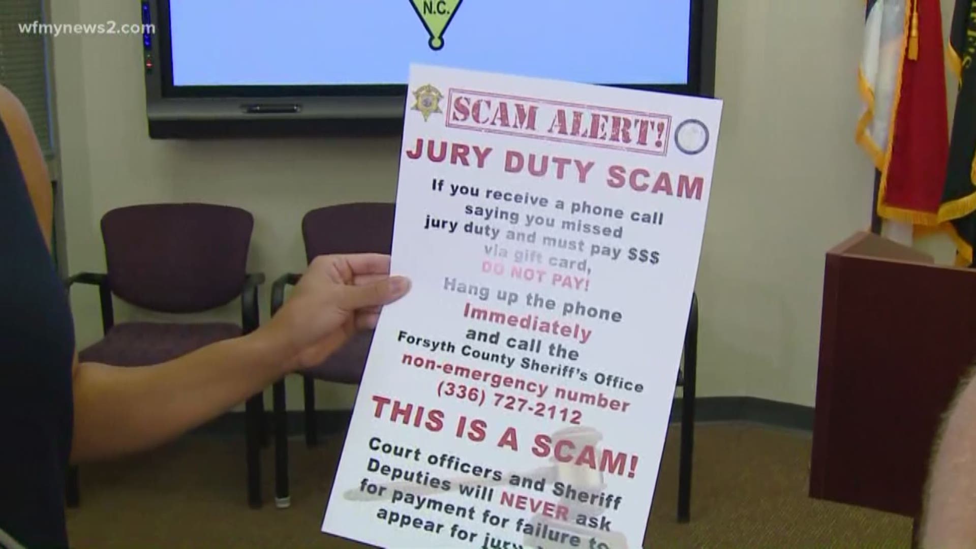 Forsyth County Sheriff’s Office is warning the public about jury service scams.