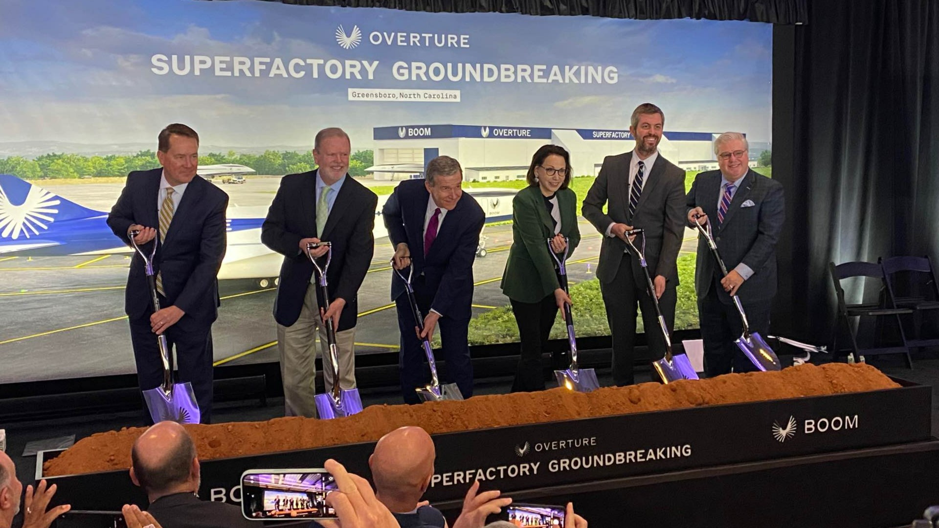 Boom Supersonic kicks off Overture SuperFactory construction in Greensboro.