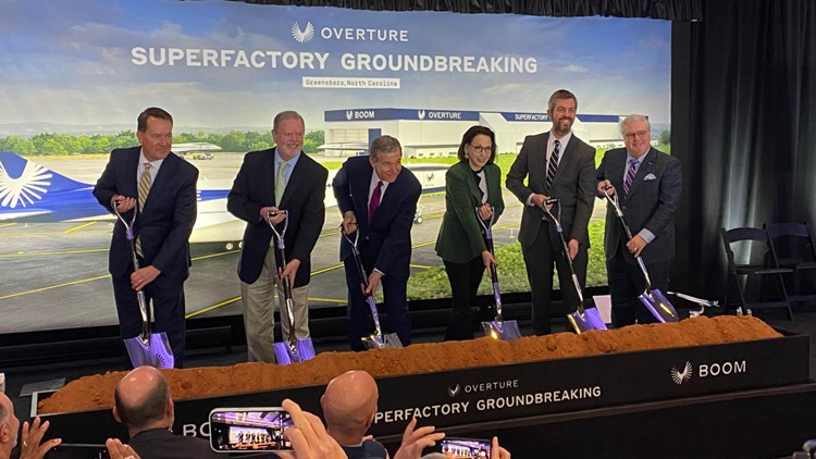 Boom Supersonic kicks off Overture SuperFactory construction in Greensboro