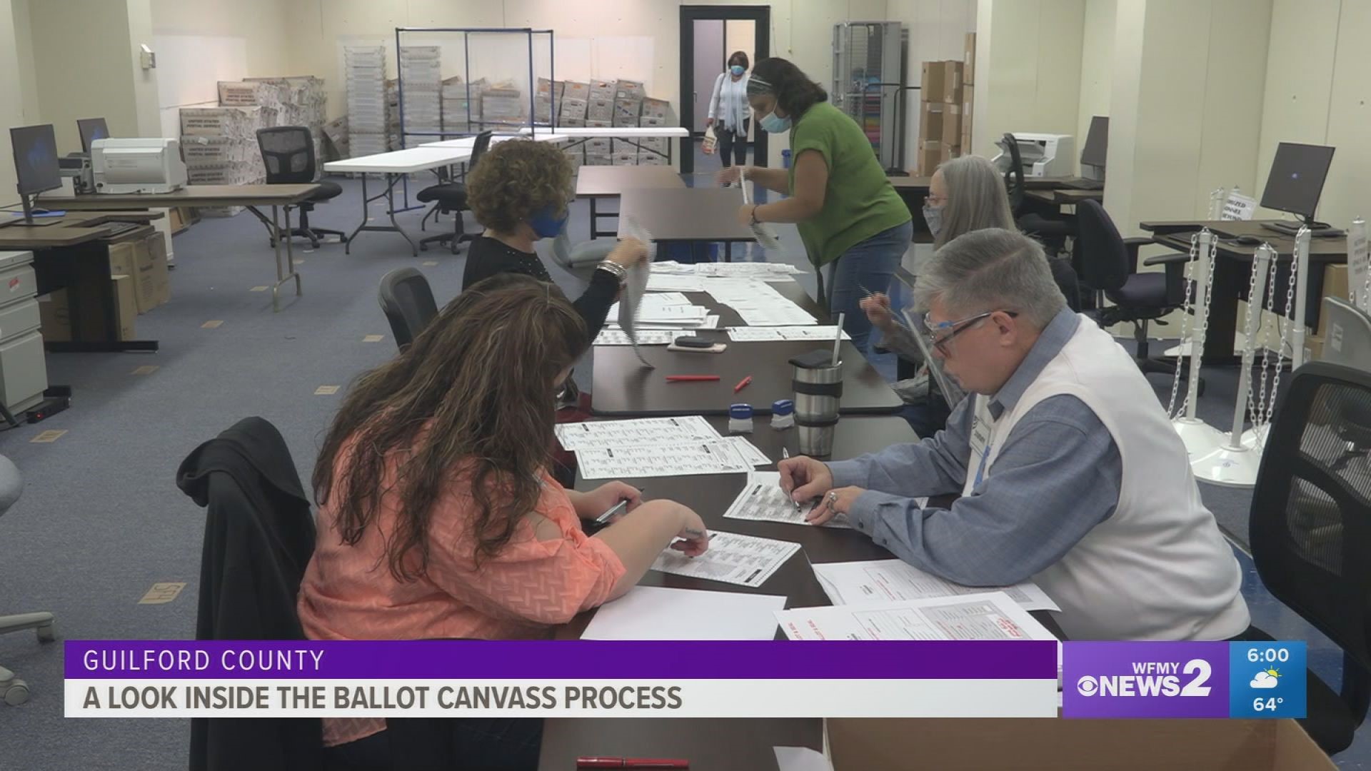 Boards of elections offices in North Carolina finalized their election ballots. The canvass ensures there are no issues with ballots.