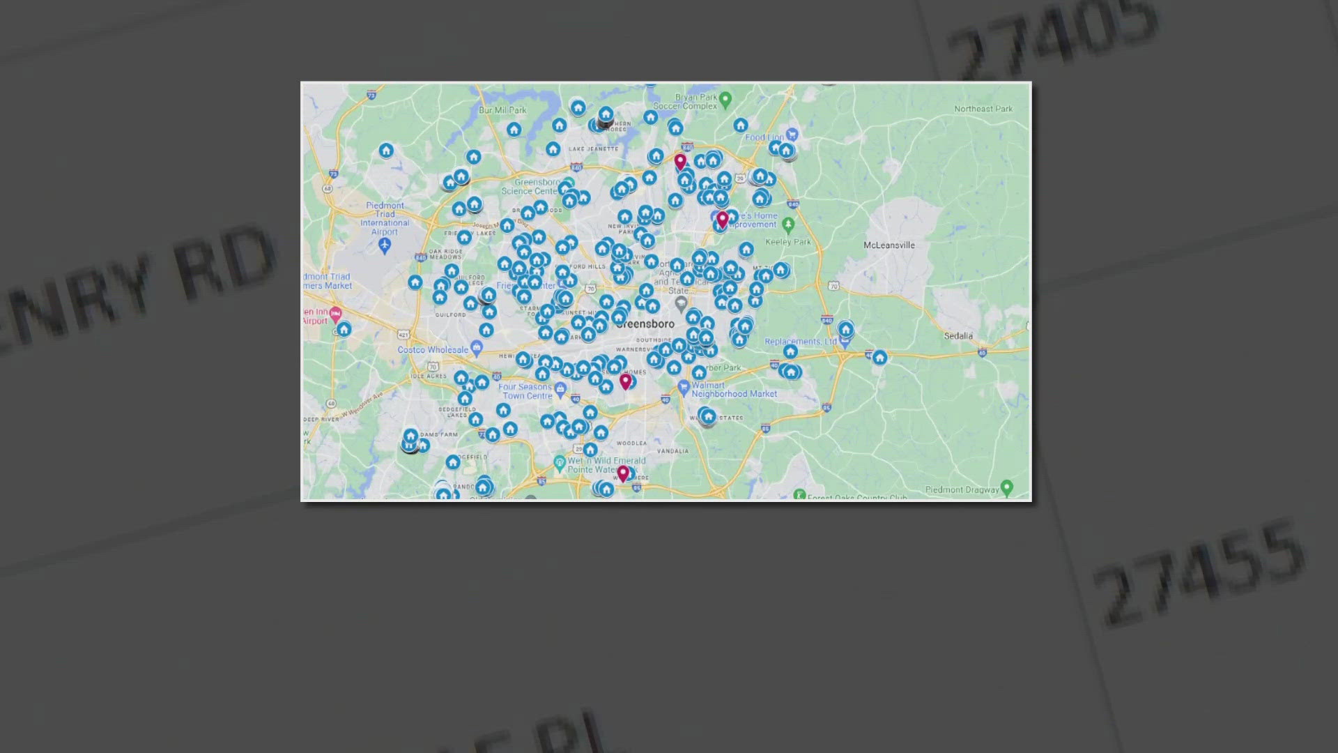 According to data from real estate website Redfin, hundreds of people over the last two months searched for Greensboro homes from different places.