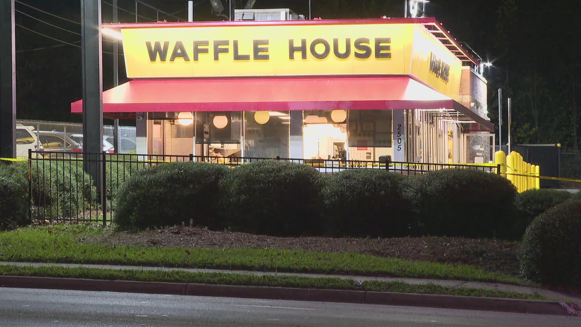 Two people went to the hospital after a shooting at a Greensboro Waffle House.