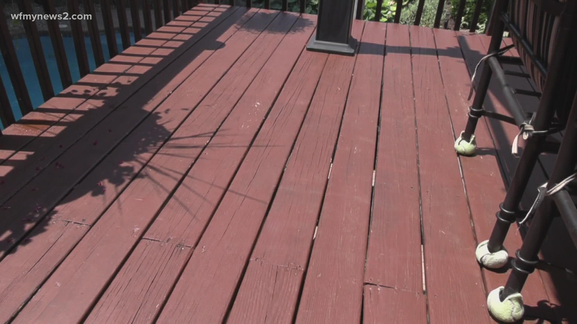 There are three ways to tell if your deck needs to be replaced, including poking a hole into the wood.