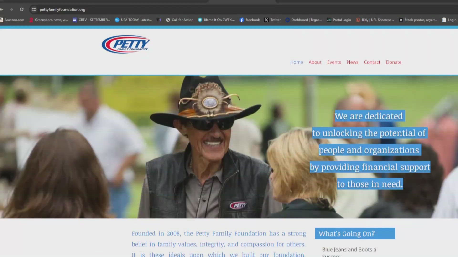 Petty Family Foundation holds fundraiser auction
