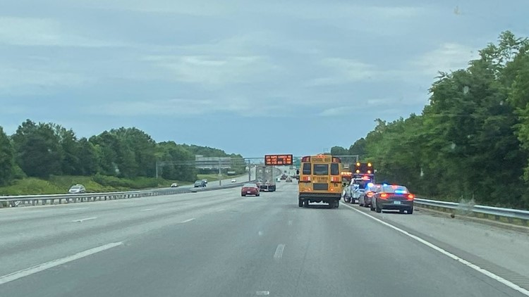 Two Lanes Closed On I-85 North In Greensboro Due To Crash | Wfmynews2.com