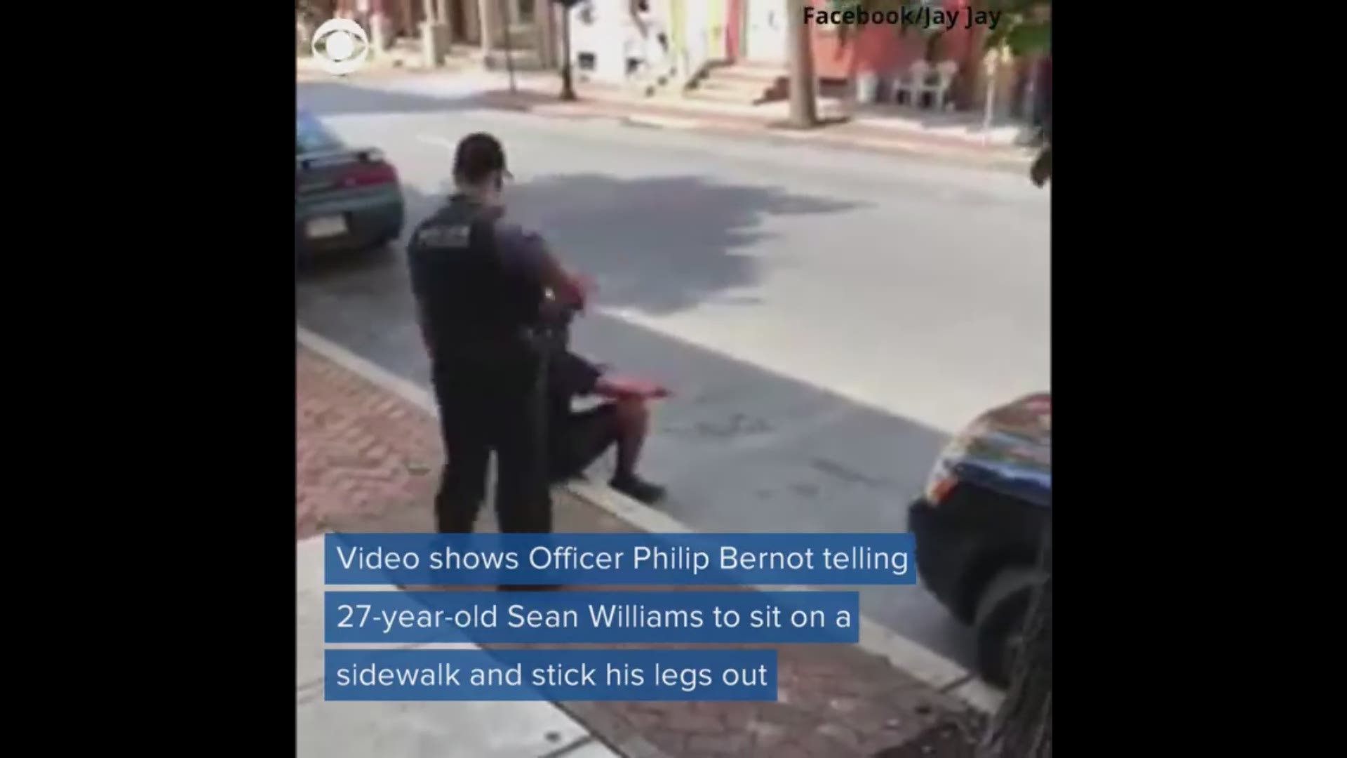 A Pennsylvania police officer is seen on video using a stun gun on a man as he's sitting on a curb. Police said Officer Bernot warned Williams that if he continued to refuse commands, the Taser would be used on him, according to Lancaster Online