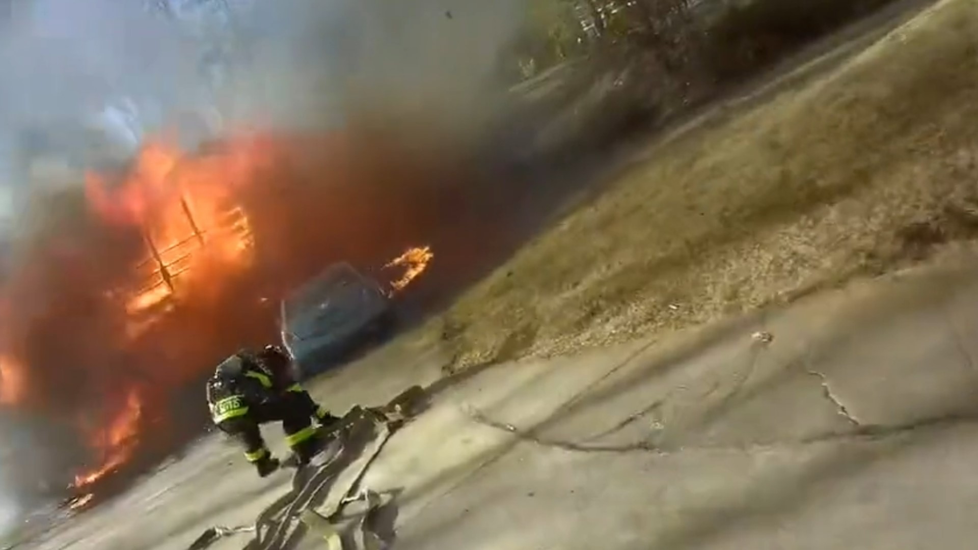 A house fire on Lashmit Drive leaves four people displaced in Winston-Salem.