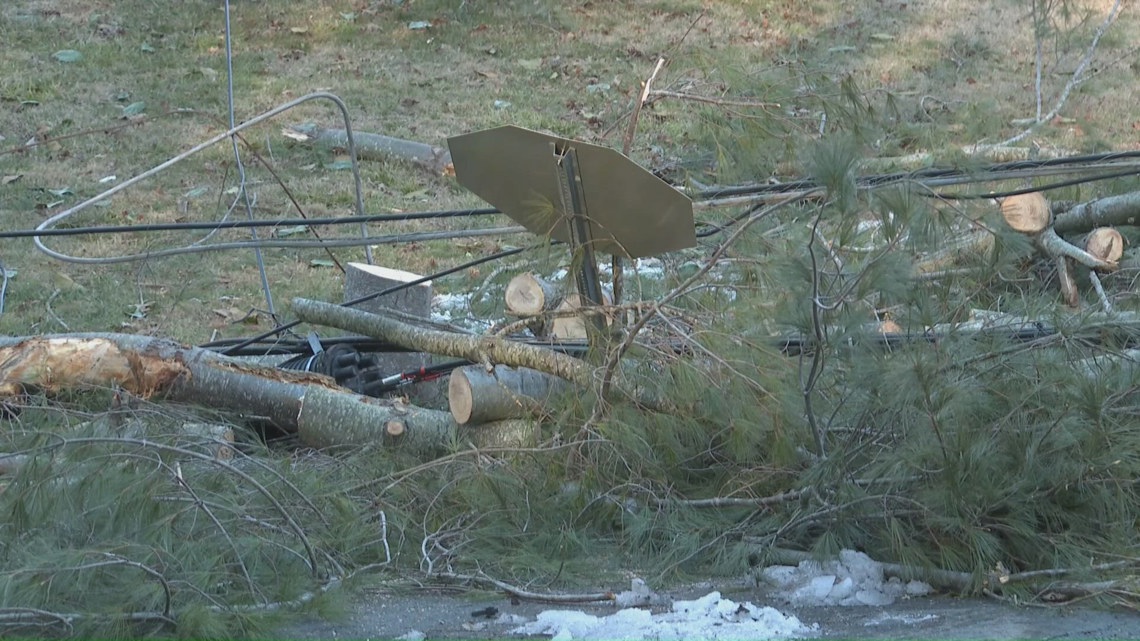 High winds cause downed trees, power outages in the Triad | wfmynews2.com