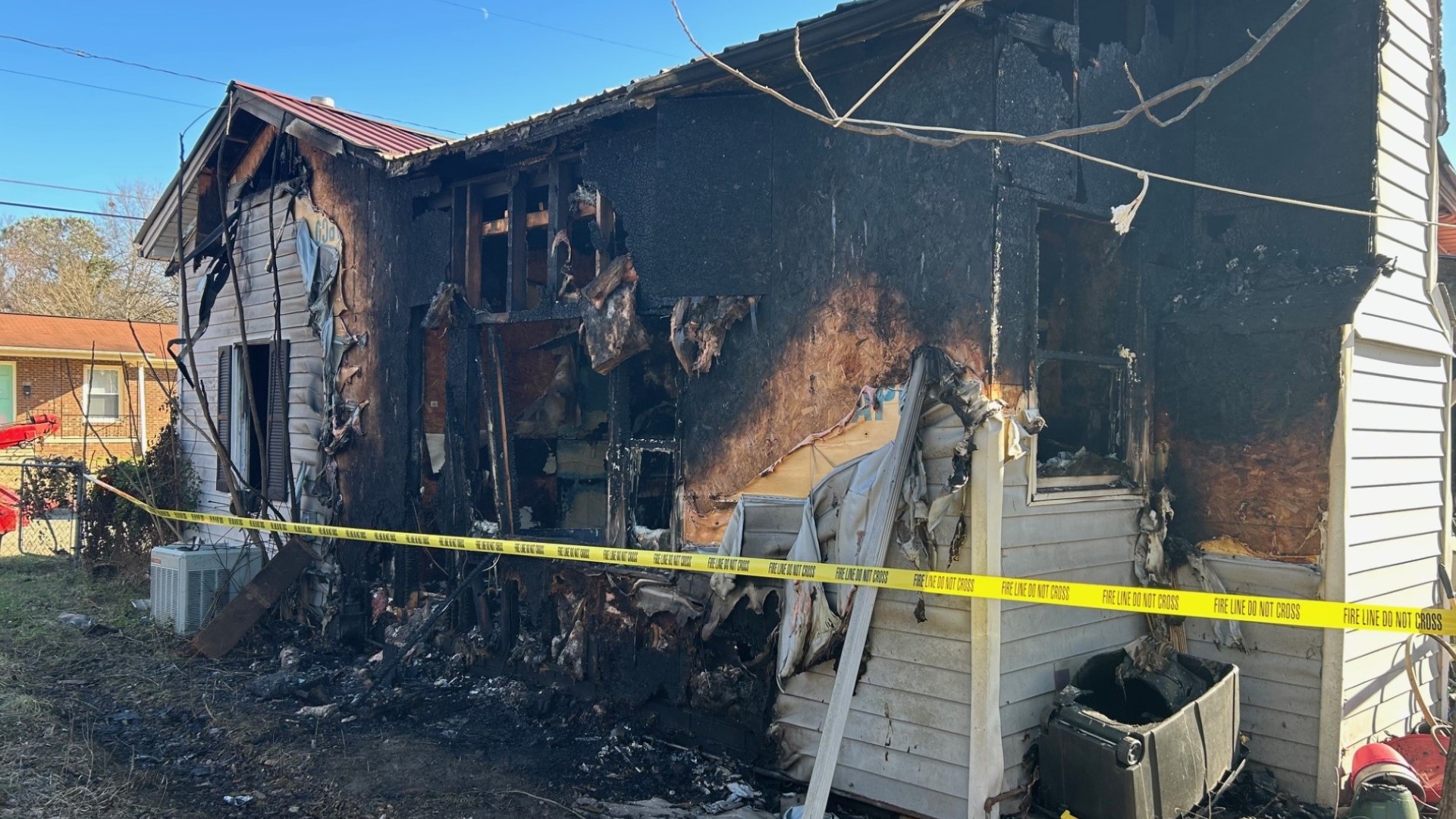 Space heater fire destroys Graham home