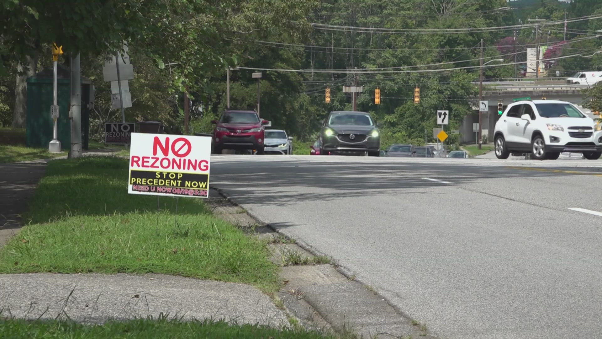 The idea to rezone land along Friendly Avenue received pushback from people in the area.