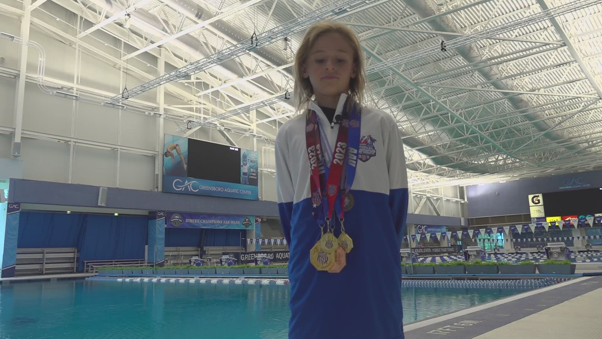 Jaelen Gilkey talked to the amazing 9-year-old about her journey through diving and her hopes for the future.