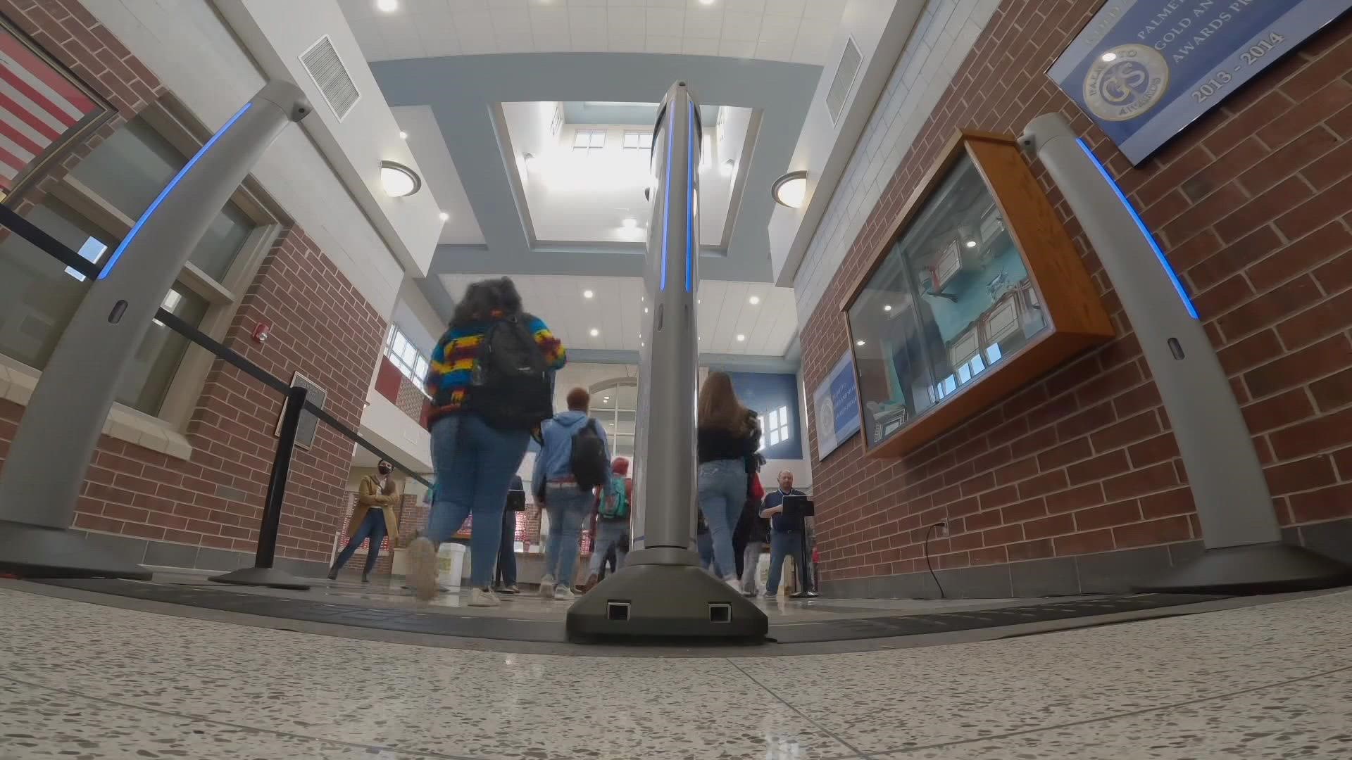 The district announced Thursday that it will be installing 43 body scanners in their 19 high schools.