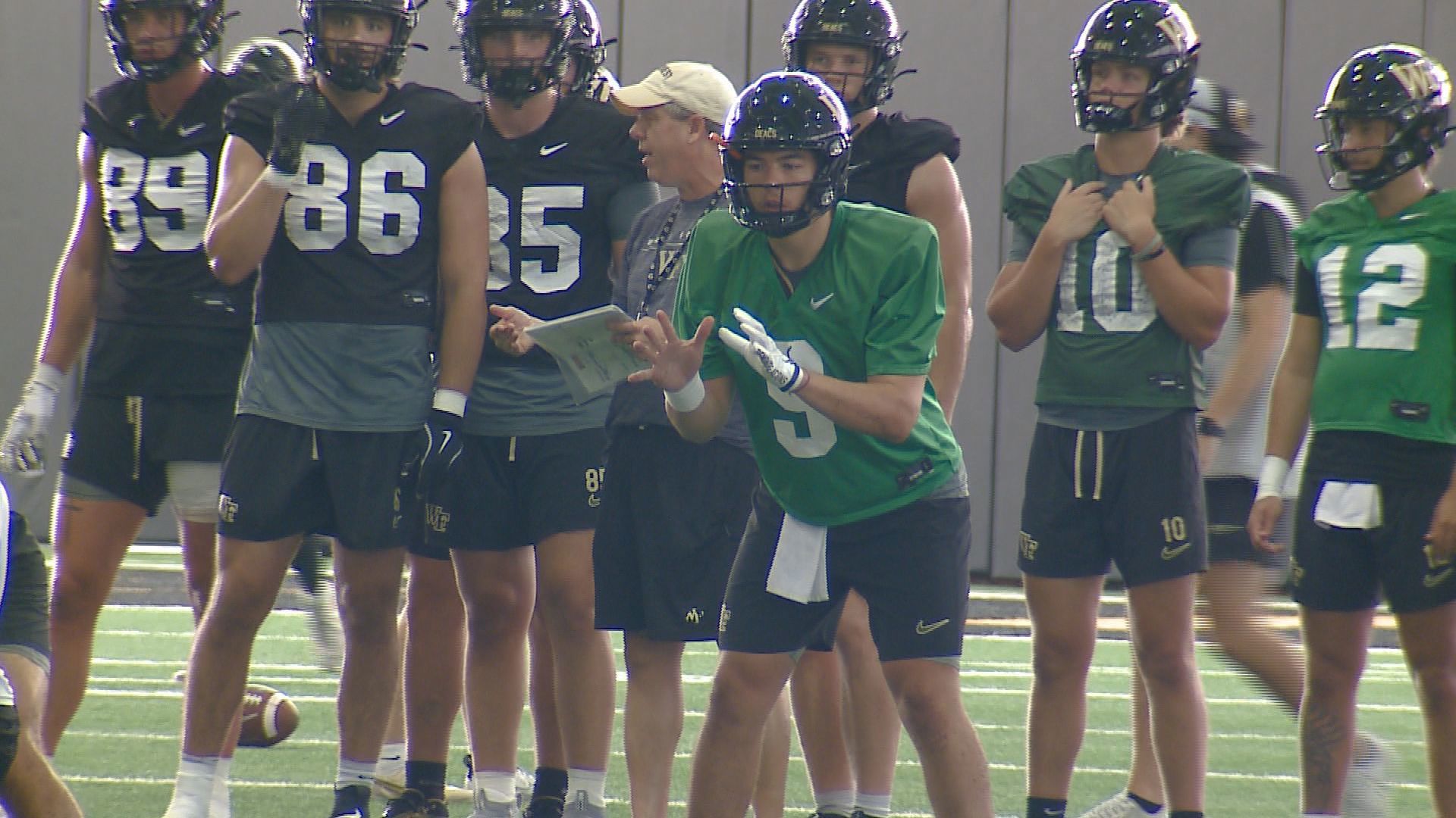 Bachmeier is competing with Michael Kern to be the Demon Deacons starting QB this season.