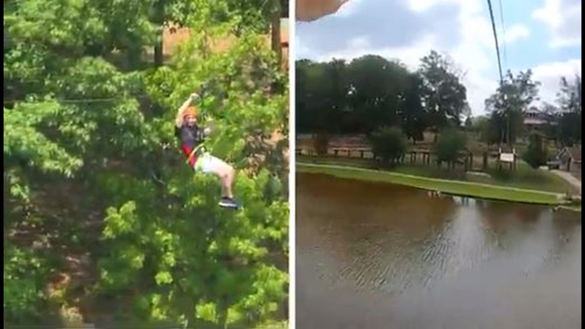 The new zipline experience at the science center