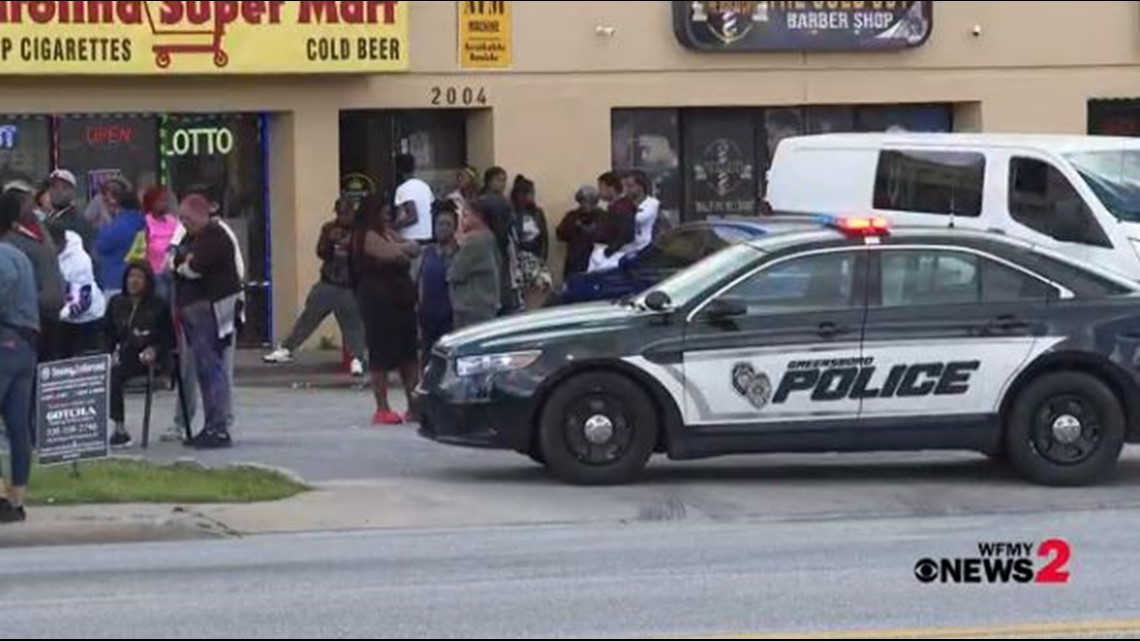 PHOTOS Police investigate shooting on Randleman Road