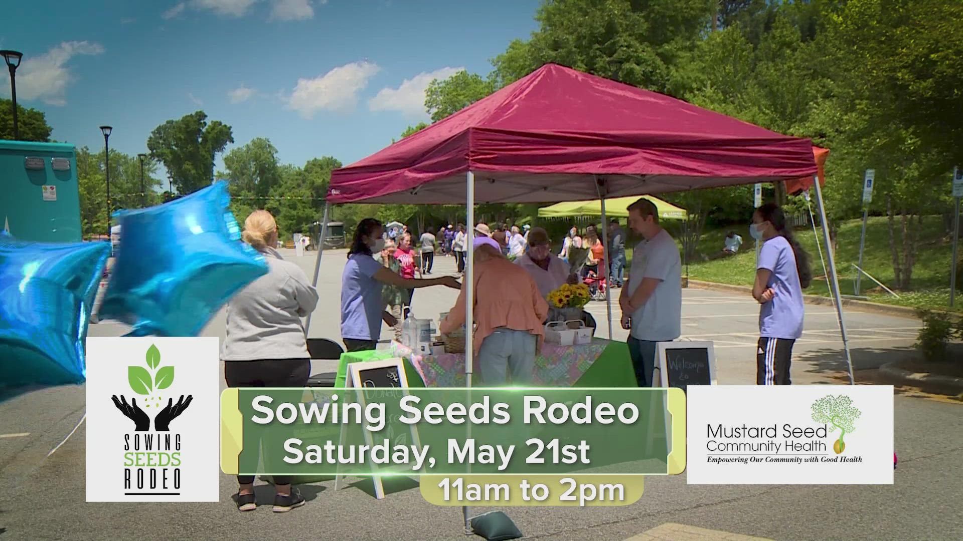 The Sowing Seeds Rodeo benefits Greensboro's Mustard Seed Community Health clinic.