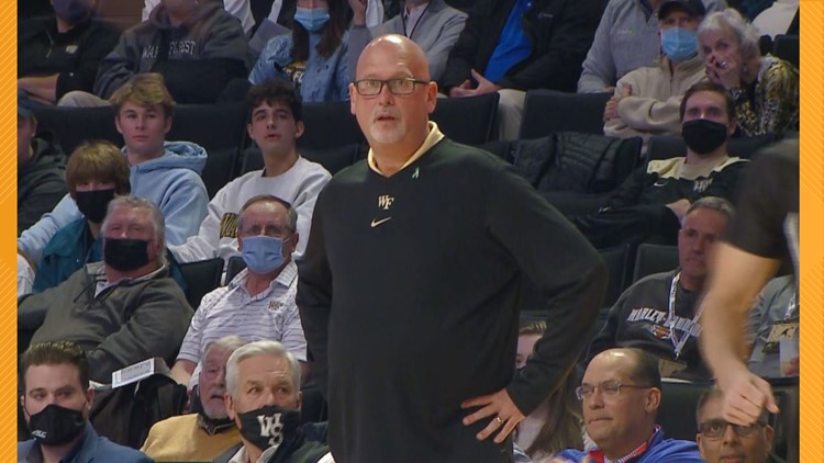 Wake Forest University’s head basketball coach will miss game against GA Tech