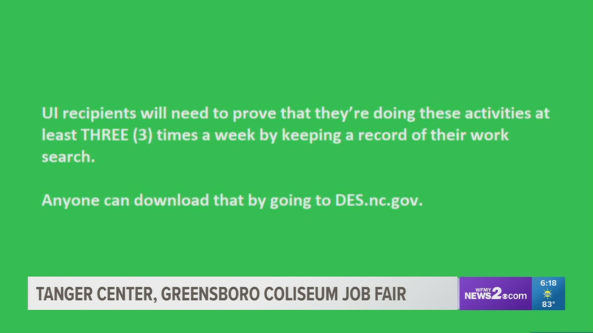 The Fieldhouse at the Greensboro Coliseum Complex host the Tanger Center's job fair.
