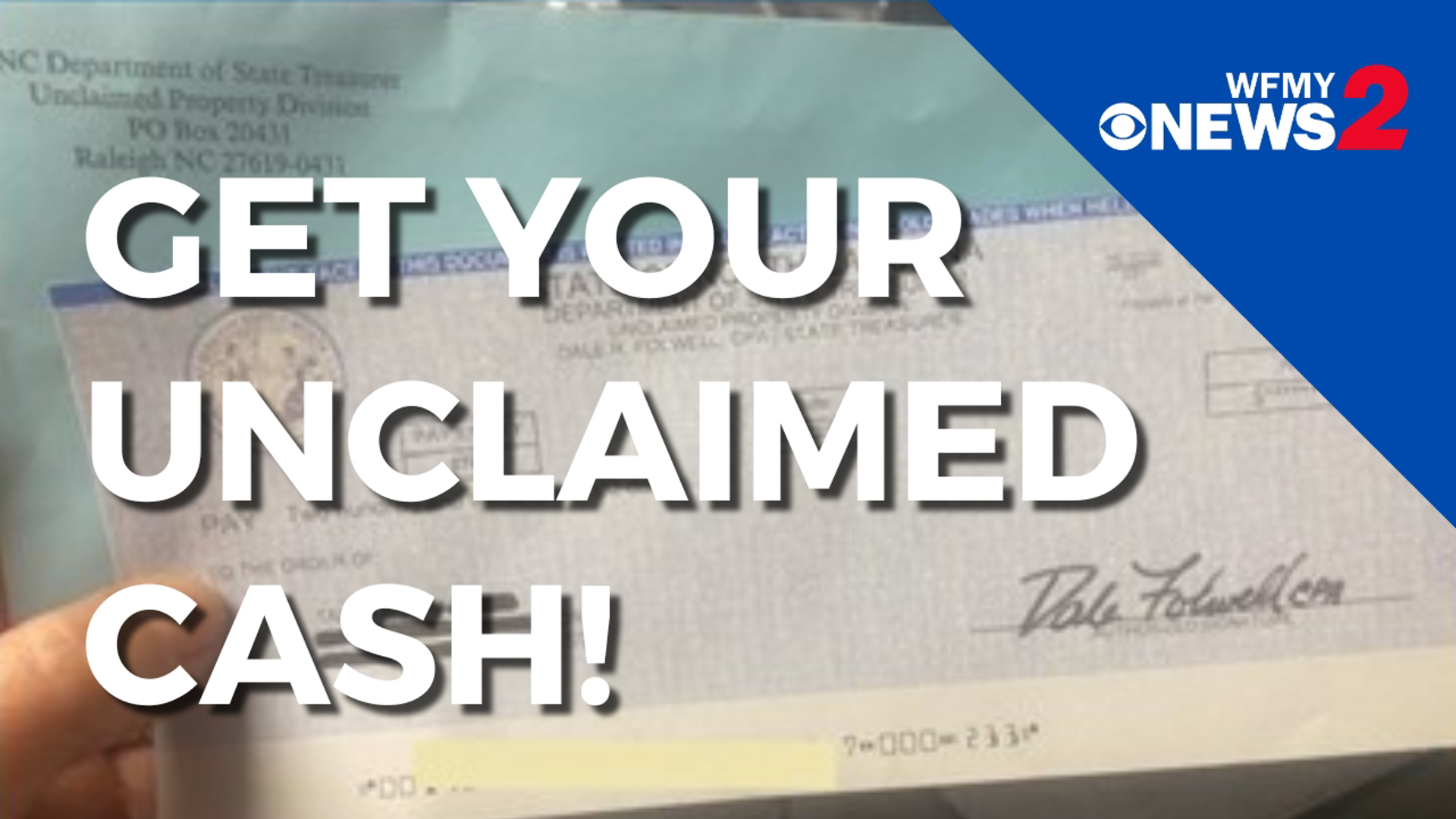 NC has $1.02 Billion in unclaimed cash and property. It's worth taking a few minutes to check your name.