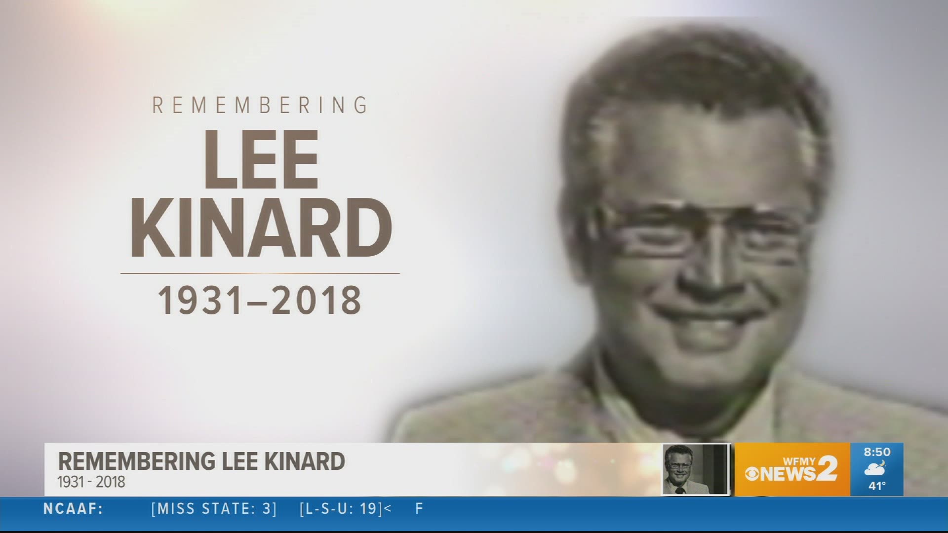One of the people Lee Kinard was closest to at WFMY was Sandra Hughes. She shares her favorite moments with him.
