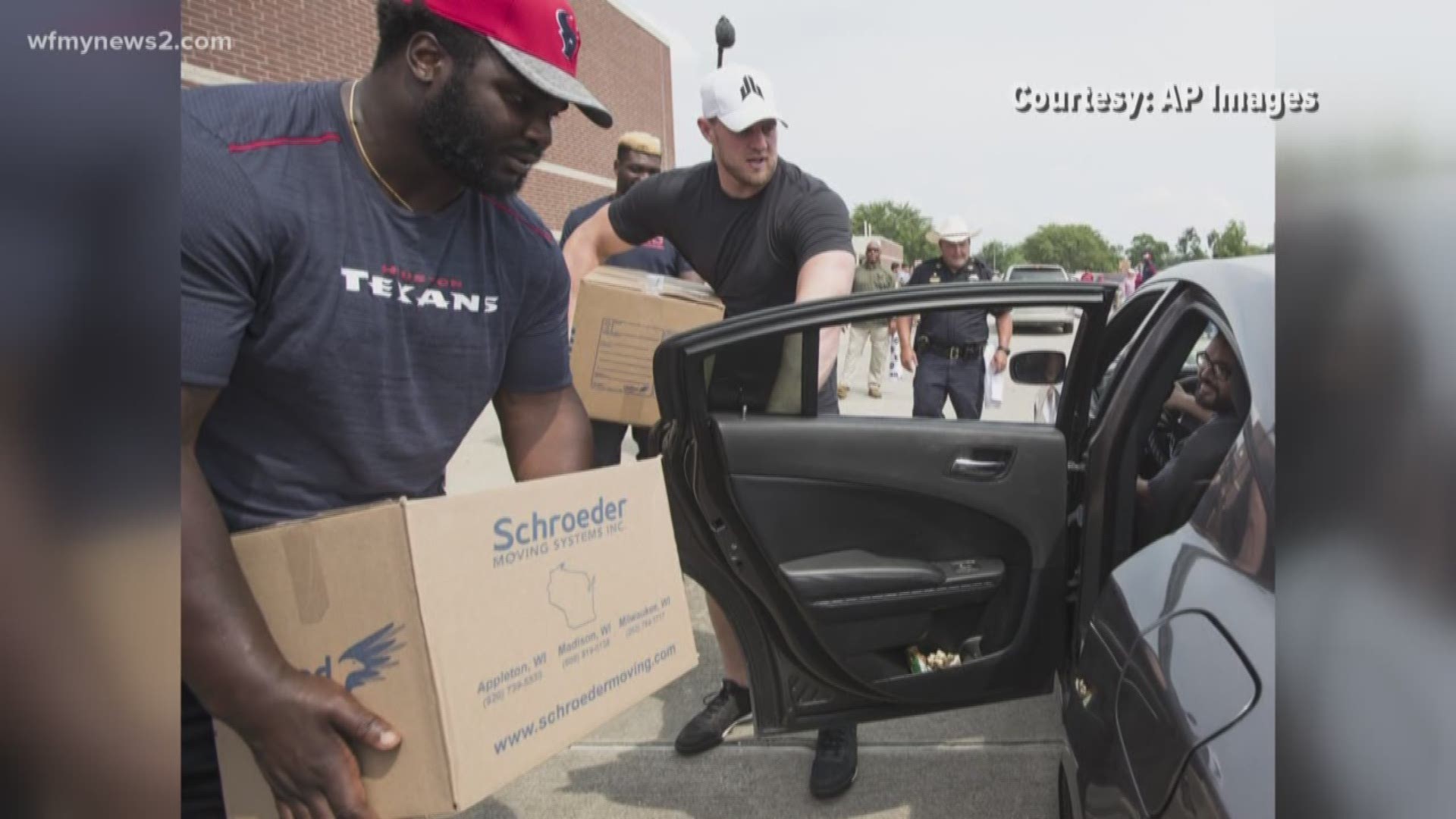 Reader plays defensive tackle for the Houston Texans, and he's well-known for his work in the community.