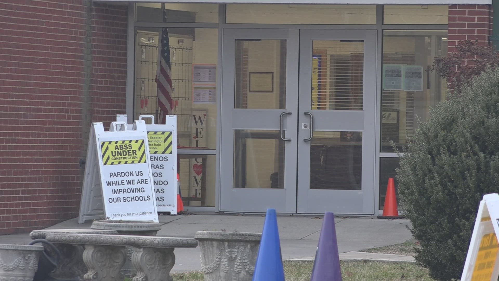 Contractors found mold inside four classrooms at Eastlawn Elementary.